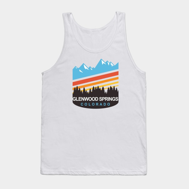 Glenwood Springs Colorado Tank Top by Eureka Shirts
